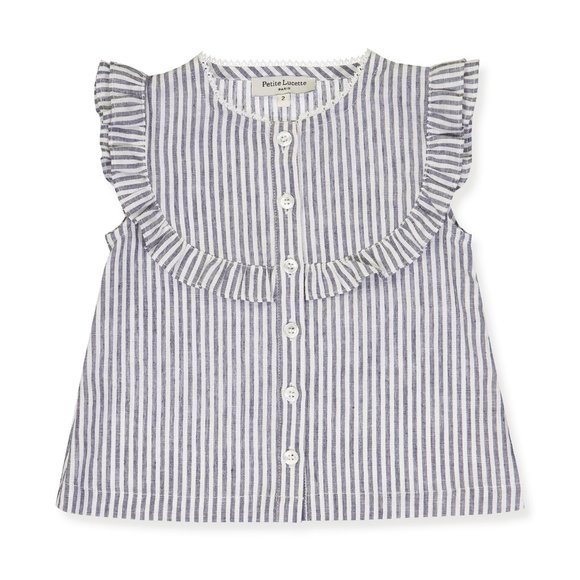 Blouse, Grey Stripes (Woman) - Picture 4 of 6
